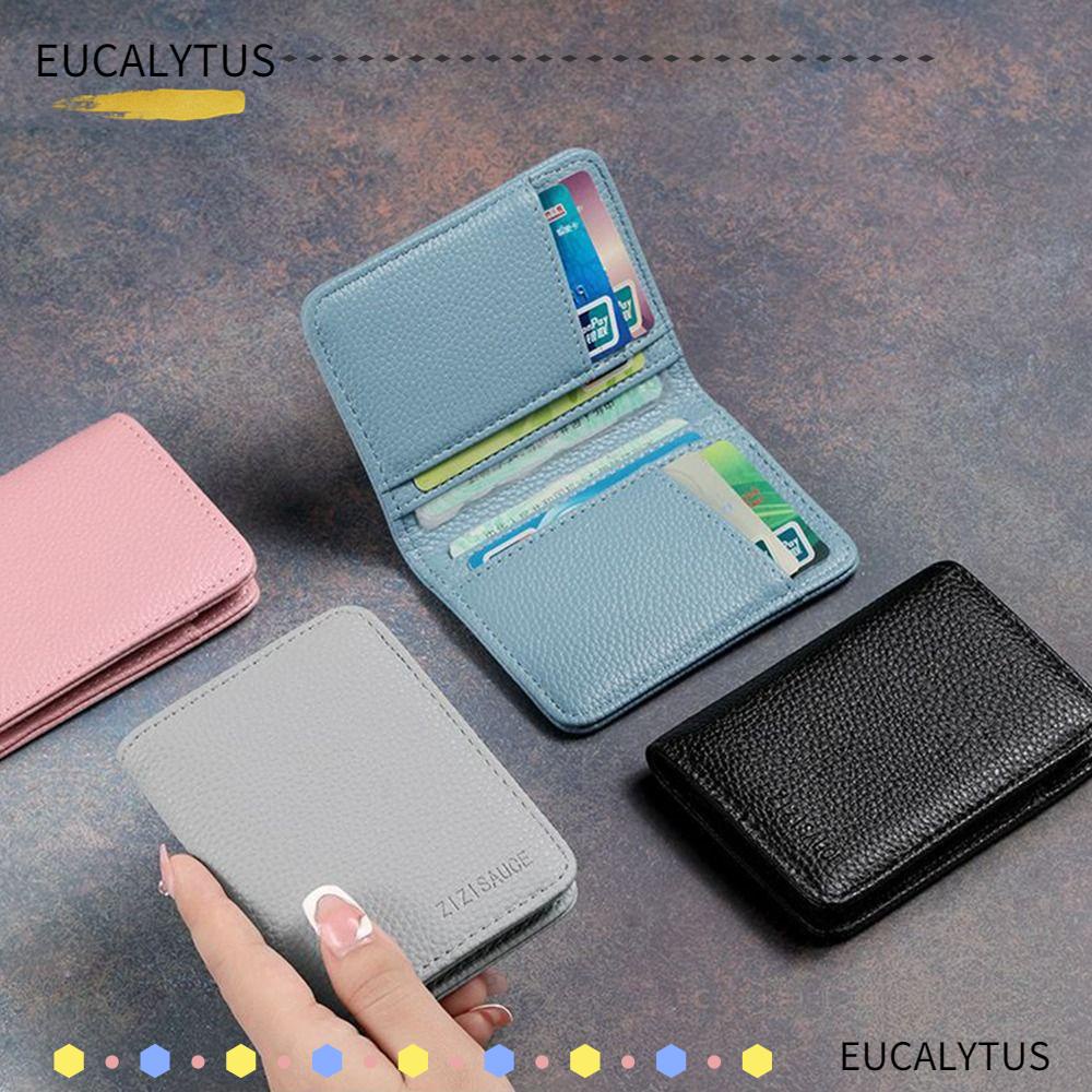 eutus-กระเป๋าใส่บัตร-หนัง-pu-หลายช่อง-แบบพกพา-สีพื้น-สําหรับผู้ชาย-และผู้หญิง