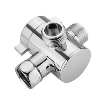 Shower Head Adapter Connector Arm Mounted Bathroom Male Socket Diverter Valve