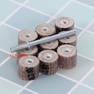 Alisond1 Dremel อุปกรณ์เสริมแปรงโรตารี่ 10X10X3 มม. 240 ช่อง