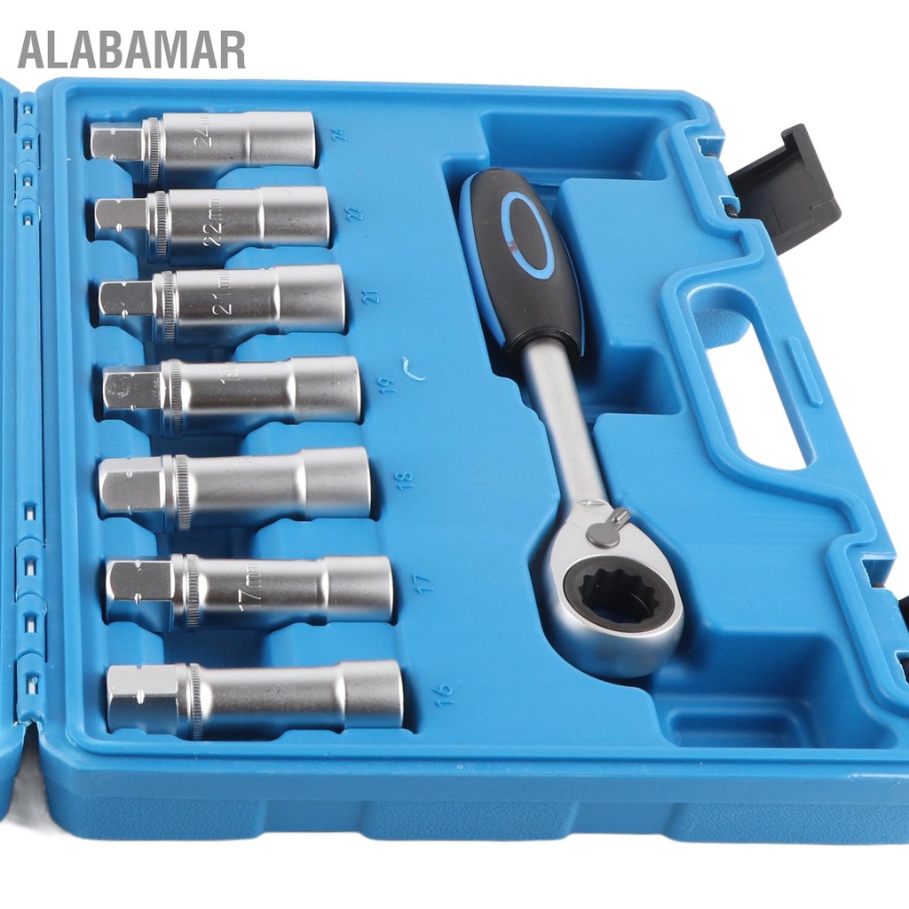 alabamar-18pcs-โช้คอัพ-strut-nut-ถอดซ็อกเก็ต-ชุด-เครื่องมือซ่อมรถอเนกประสงค์แบบมืออาชีพ