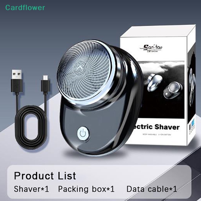 lt-cardflower-gt-เครื่องโกนหนวดไฟฟ้า-แบบพกพา-ชาร์จ-usb-ล้างทําความสะอาดได้-เหมาะกับของขวัญวันพ่อ-สําหรับผู้ชาย