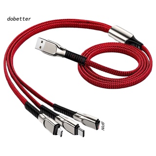 &lt;Dobetter&gt; สายเคเบิลข้อมูล Type-C Micro USB 8Pin ป้องกันการไขลาน สําหรับบ้าน
