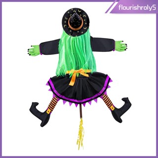 [Flourishroly5] แม่มดตกหลุม ตกแต่งต้นฮาโลวีน สําหรับงานปาร์ตี้ ในร่ม