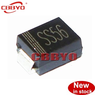 ไดโอดช็อตสกี SS56 SR560 DO-214AA 60V 5A SMA SMD DO-214AC 100 ชิ้น