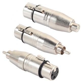 New Arrival~XLR To RCA Adapter 58x19mm Adapter Approx. 32g Connector XLR Female To RCA