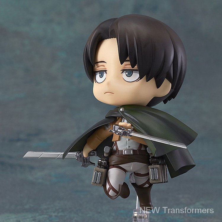 โมเดล-nendoroid-attack-on-titan-390-ของเล่นสําหรับเด็ก-levier-โมเดลฟิกเกอร์-รูปการ์ตูนอนิเมะ-กัปตัน-q-version-เปลี่ยนหน้าได้-ขยับได้-5s4f