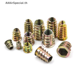 Aaairspecial น็อตสกรูหัวไดรฟ์ โลหะผสมสังกะสี สําหรับไม้ M4-M10 10 ชิ้น ต่อชุด