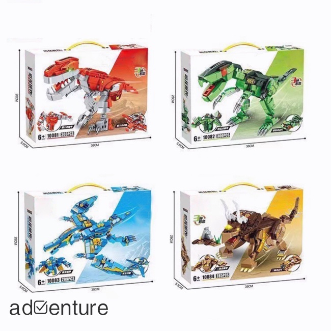 adven-บล็อกตัวต่อไดโนเสาร์จูราสสิก-tyrannosaurus-rex-triceratops-ของเล่นสําหรับเด็ก