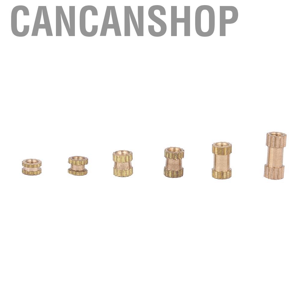 cancanshop-knurled-threaded-brass-cylinder-insert-embedment-nut-for-fixing-fastening