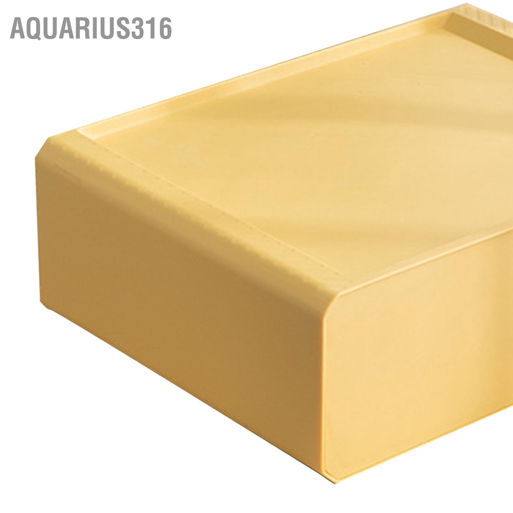aquarius316-กล่องเก็บชุดชั้นในพลาสติก-15-ตารางช่องลิ้นชักเดสก์ท็อปอุปกรณ์เสริมสำหรับถุงเท้ายกทรง