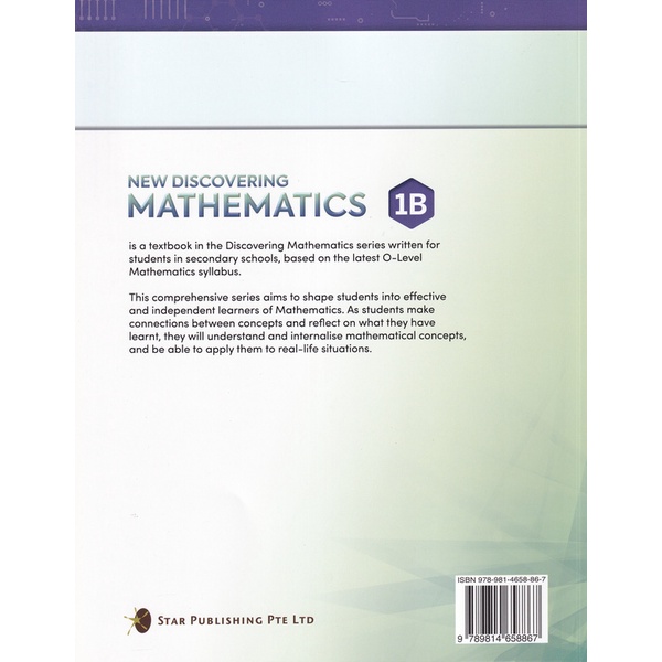 bundanjai-หนังสือ-new-discovering-mathematics-2ed-1b-exp-textbook-p