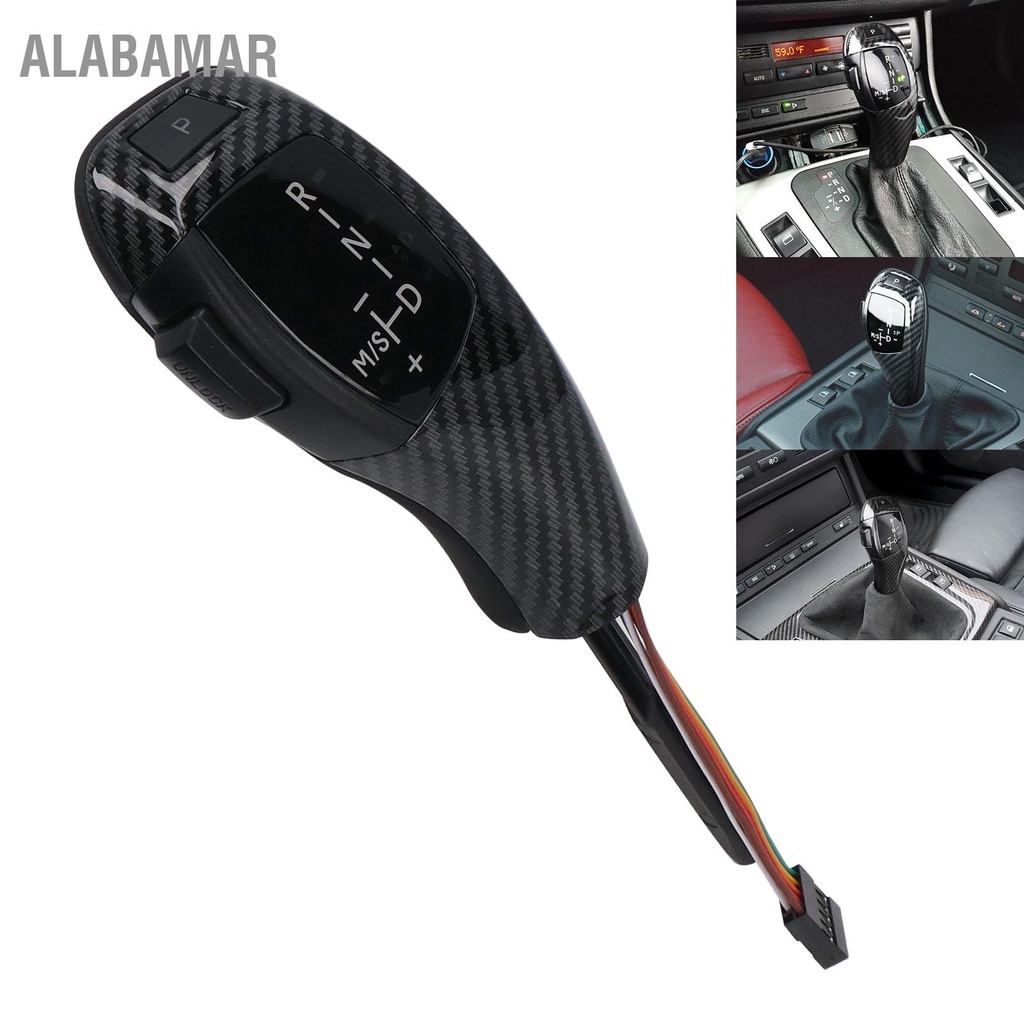 alabamar-led-หัวคันเกียร์-shifter-คันโยกชุดติดตั้งเพิ่มพร้อมปุ่มสตาร์ทเครื่องยนต์สำหรับ-5-series-e39-7-e38-lhd