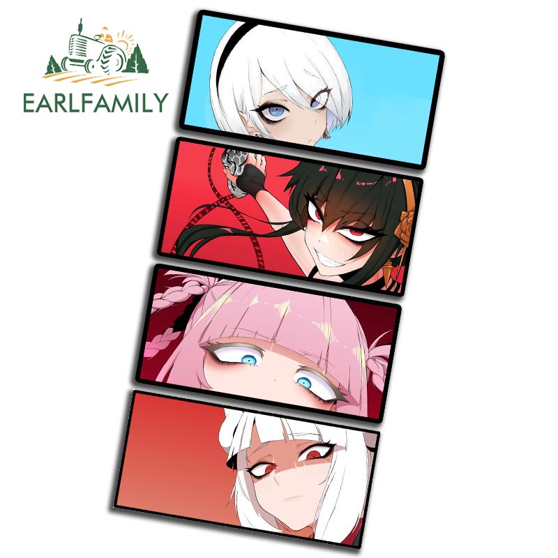 earlfamily-สติกเกอร์ไวนิล-ลายการ์ตูนอนิเมะ-2b-spy-family-eyes-slaps-13-ซม-กันน้ํา-สําหรับติดตกแต่งรถยนต์-แล็ปท็อป