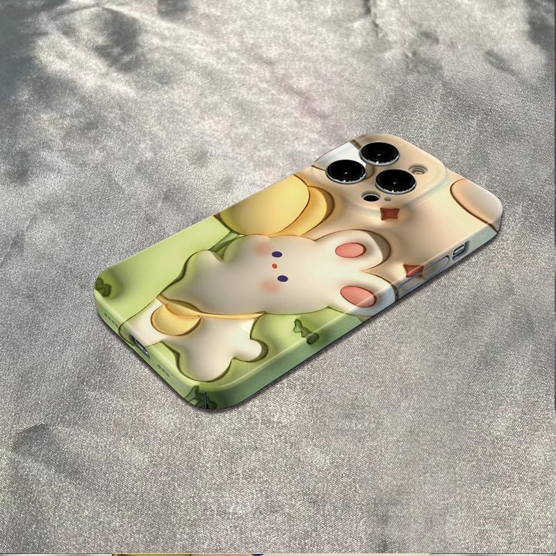 เคสโทรศัพท์มือถือ-กันกระแทก-ลายกระต่ายน่ารัก-เรียบง่าย-สําหรับ-iphone-14pro-6ins-13-1211-78max-8kxe
