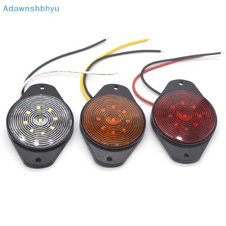 Adhyu หลอดไฟสัญญาณเตือน Led 9 ดวง สําหรับติดหลังคารถยนต์ รถบรรทุก รถพ่วง รถตู้ รถตู้