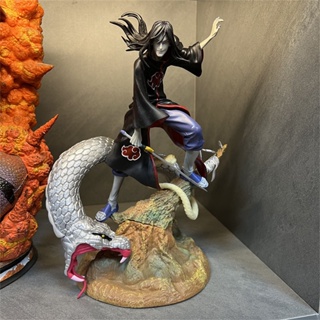 [New product in stock] CS big snake pill Naruto GK three ninjas big snake pill hand-made decoration model statue resonance color box EQNR