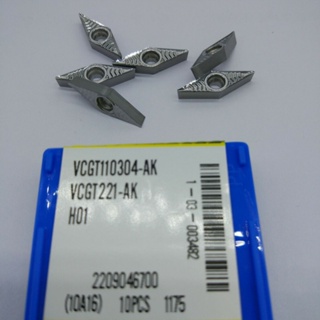 แผ่นแทรก VCGT ความต้านทานในการผลิต110304-AK Vcgt221-ak VCMT11 สวมใส่