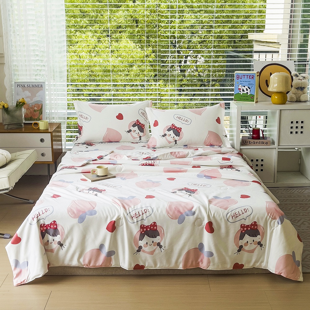 ผ้าปูที่นอน รัดมุม360องศา 12 นิ้ว Bed Sheet นุ่มมาก Comfort ผ้านวม
