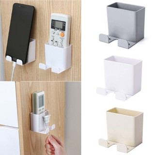 ที่วางโทรศัพท์แบบติดผนัง กล่องเก็บรีโมทติดผนัง กล่องเก็บของแบบติดผนัง ABS Holders