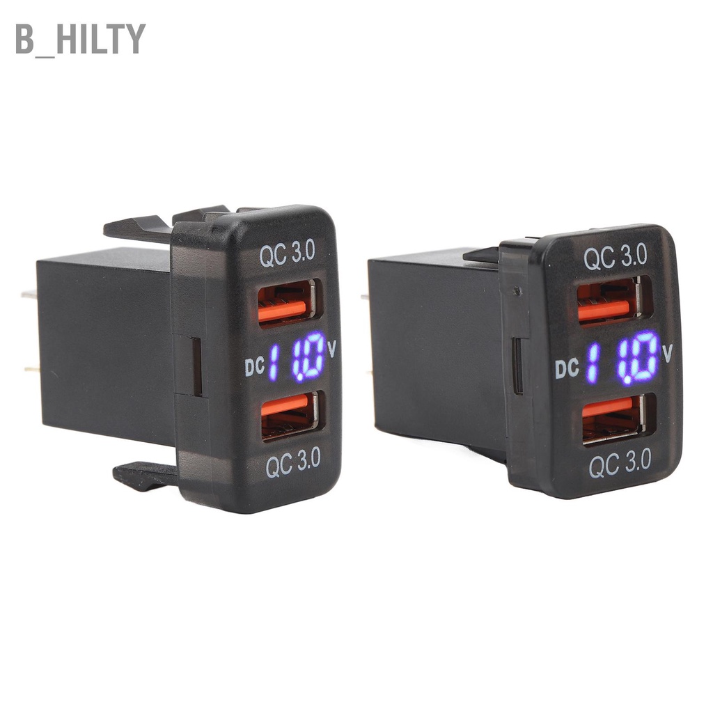 b-hilty-ช่องเสียบพอร์ตชาร์จ-usb-คู่-qc3-0-อะแดปเตอร์จ่ายไฟแบบชาร์จเร็วสำหรับ-fj-cruiser-fortuner-hilux-tacoma