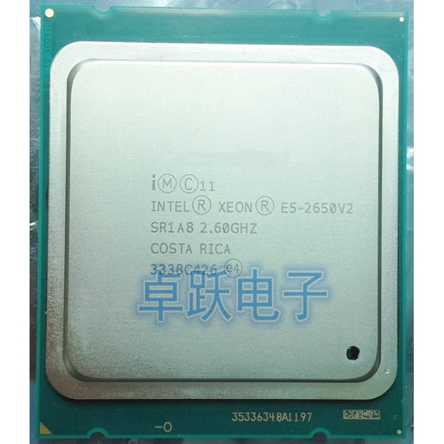 หน่วยประมวลผล Intel Xeon e5-2650 V2 e5 2650 V2 CPU 2.6GHZ LGA 2011 ...
