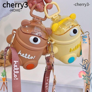 Cherry3 ขวดน้ําร้อน กันรั่ว ลายน่ารัก ขนาด 520 มล. สําหรับนักเรียน