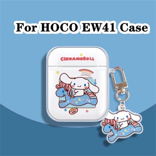【คุณภาพสูง】สําหรับ Hoco. เคสหูฟัง แบบนิ่ม ลายการ์ตูน EW41 สําหรับ HOCO EW41