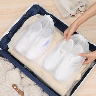 Spot second hair# household portable dustproof shoes storage bag disposable non-woven fabric shoes shoe cover drying shoes sun-proof yellow shoes cover drying shoes bag 8.cc