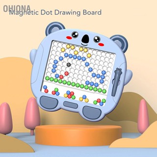 OHIONA Magnetic Dot Drawing Board Early Education กระดานวาดภาพแม่เหล็กพร้อมปากกาสำหรับเด็กก่อนวัยเรียน