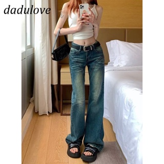DaDulove💕 New American Ins High Street Retro Jeans Niche High Waist Loose Wide Leg Pants Large Size Trousers