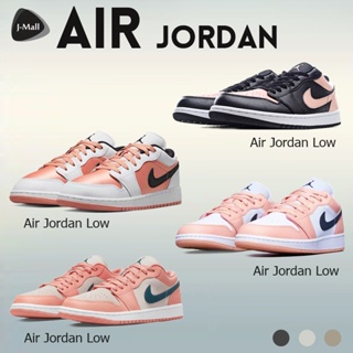 Air Jordan 1 สี Nike Air Jordan 1 Low รองเท้าผ้าใบ DM8960-801 DC0774-800 553560-800 553558-034 sneakers