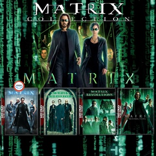 ใหม่! ดีวีดีหนัง The Matrix ภาค 1-4 DVD Master เสียงไทย (เสียง ไทย/อังกฤษ ซับ ไทย/อังกฤษ) DVD หนังใหม่
