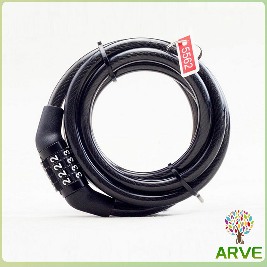 สายล็อคอเนกประสงค์-สายล็อคจักรยาน-สายล็อครหัส-4-ตัว-four-digit-code-lock