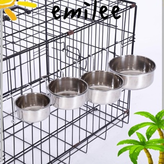 EMILEE ชามใส่อาหาร แบบแขวน ทนทาน สําหรับสัตว์เลี้ยง สุนัข แมว