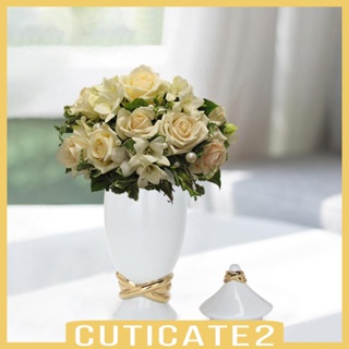 [Cuticate2] แจกันเซรามิค พร้อมฝาปิด สําหรับใส่ขิง ดอกไม้ ในงานแต่งงาน ทางเข้า