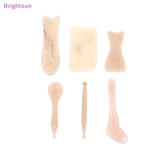 Brightsun ใหม่ หินกัวซาธรรมชาติ สําหรับนวดร่างกาย