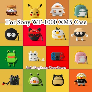 【Case Home】เคสหูฟัง แบบนิ่ม ลายการ์ตูน สําหรับ Sony WF-1000 XM5 WF-1000 XM5