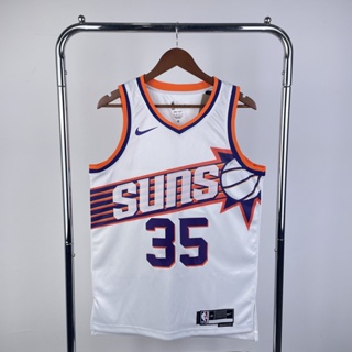 เสื้อกีฬาบาสเก็ตบอล ลายทีมชาติฟินิกซ์ Suns Jersey No.35 Season 23-24 สีขาว #22 เสื้อกล้าม เสื้อกีฬา แบบกด สําหรับผู้ชาย