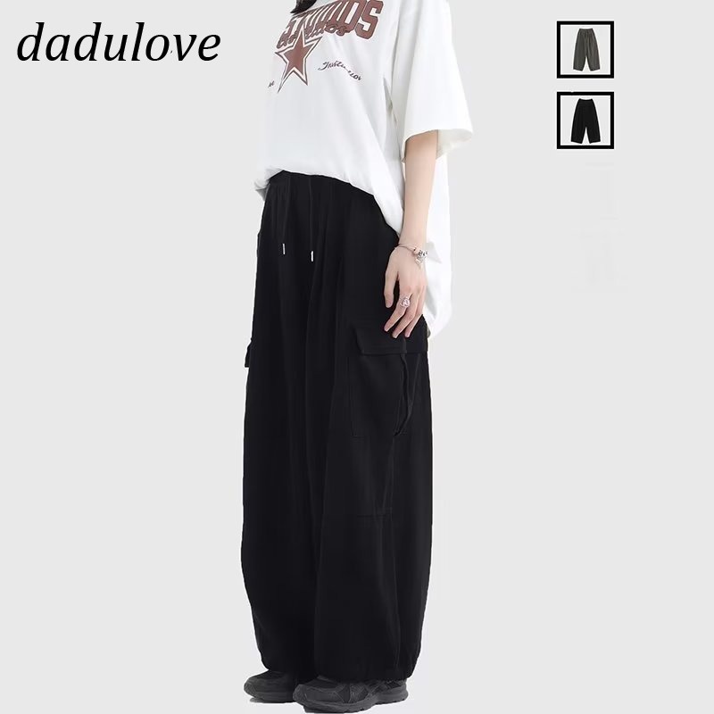 dadulove-new-american-ins-high-street-retro-overalls-niche-high-waist-wide-leg-pants-large-size-trousers
