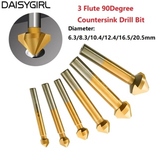 【DAISYG】High Quality Chamfering Tool 3 Flute Countersink Drill Bit 90 Degree 63 205mm