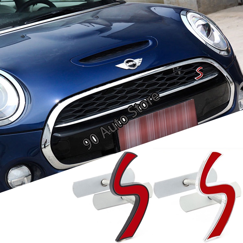 กระจังหน้ารถยนต์-โลหะ-7x3-5-ซม-อุปกรณ์เสริม-สําหรับ-mini-coopers-s-auto-body-badge-1-ชิ้น