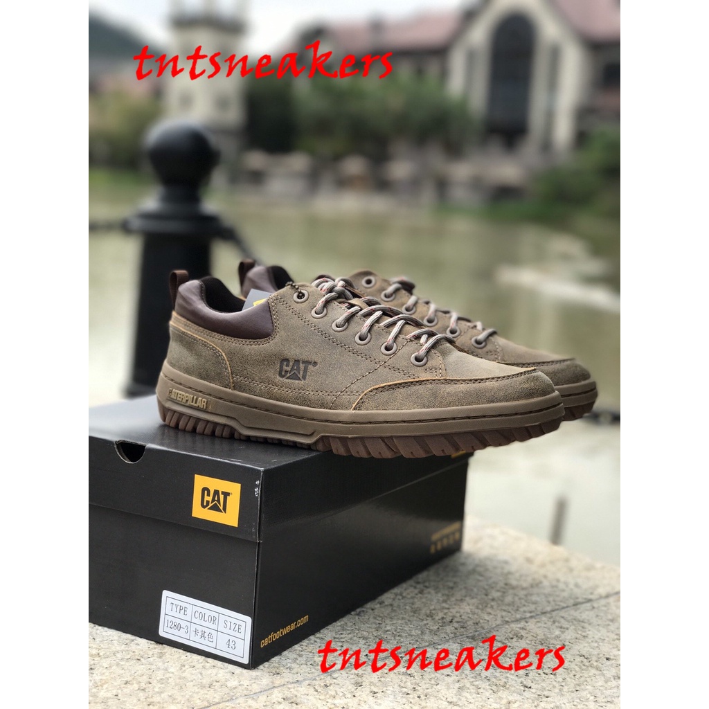 Original Caterpillar Men FOOTWEAR Work Genuine Leather Boot Shoes 2140B