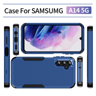 Navy เคส samsung a14 เคสซิลิโคน PC+TPU Samsung galaxy A14 s23 ultra case Samsung s22 ultra เคส Samsung s21 FE กันกระแทก silicone case Samsung a54 a02S A12 A33 A52 A13 A53 A32 5G case Samsung A12-5G