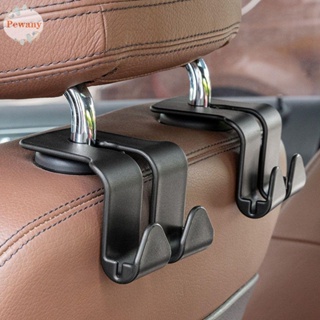 5pcs Car Seat Back Hidden Multi-function Hook, Auto Interior Accessories,  Creative Car Mounted Hanger