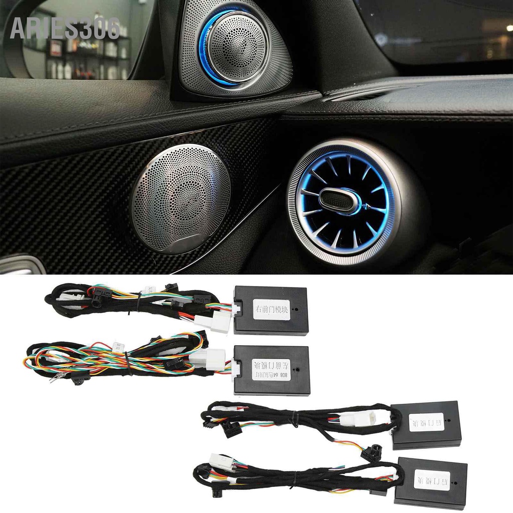 aries306-อัพเกรดชุดเปลี่ยนไฟรอบข้าง-64-สีสำหรับ-mercedes-benz-c-glc-class-w205-c205-s205-x253-c253-2015-2018