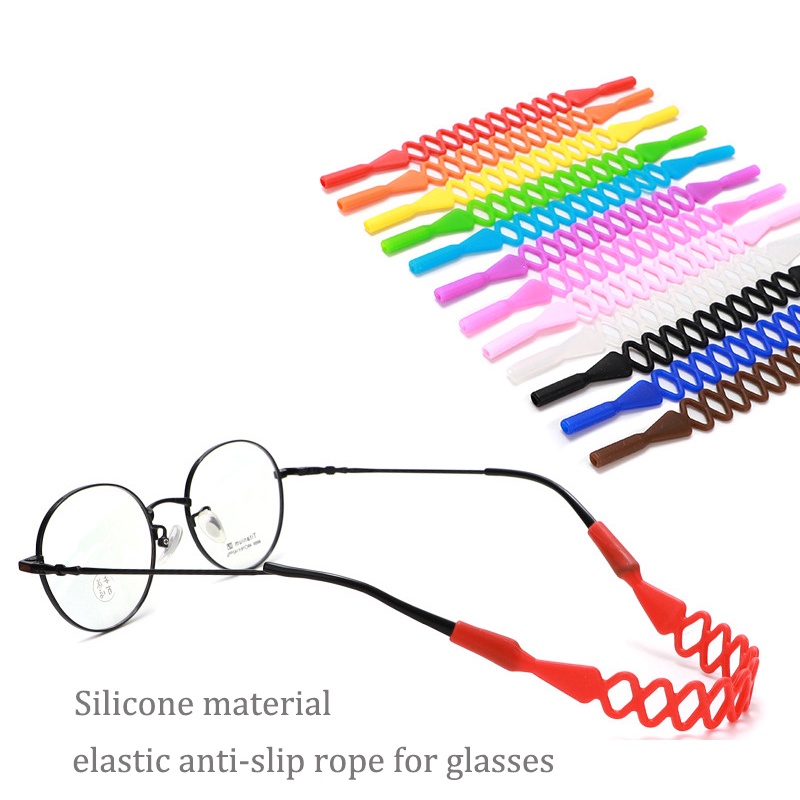 เชือกแว่นตา-ซิลิโคนนิ่ม-กันลื่น-ยืดหยุ่น-ใส่สบาย-สําหรับเด็ก