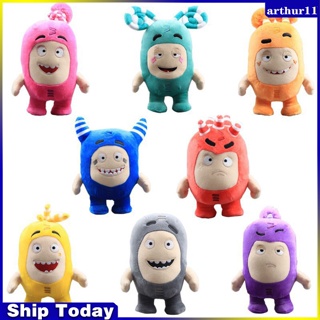 ตุ๊กตาฟิกเกอร์การ์ตูนอนิเมะ Arthur Oddbods แบบนิ่ม เหมาะกับของขวัญวันเกิด ของเล่นสําหรับเด็ก