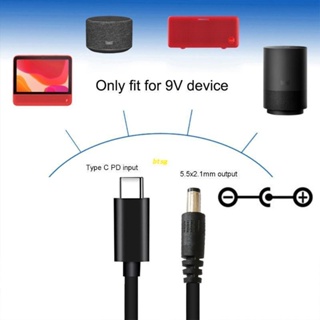Bt สายเคเบิลพาวเวอร์ซัพพลาย USB Type C PD เป็น 9V 5.5x2.1 มม. 3.5x1.35 มม. 4.0x1.7 มม. สําหรับเราเตอร์ไร้สาย แล็ปท็อป แถบไฟ LED ลําโพง