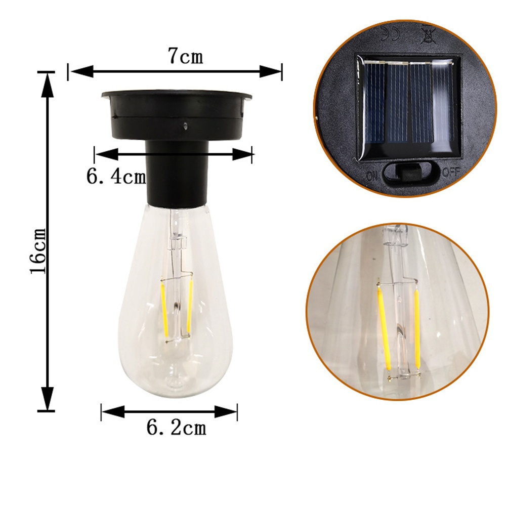 led-พลังงานแสงอาทิตย์แสงกลางแจ้งกันน้ำทังสเตนหลอดไฟแสงสำหรับสวนบ้านรั้วสนามหลังบ้านสนามหญ้าลานลาน-ame1-ame1