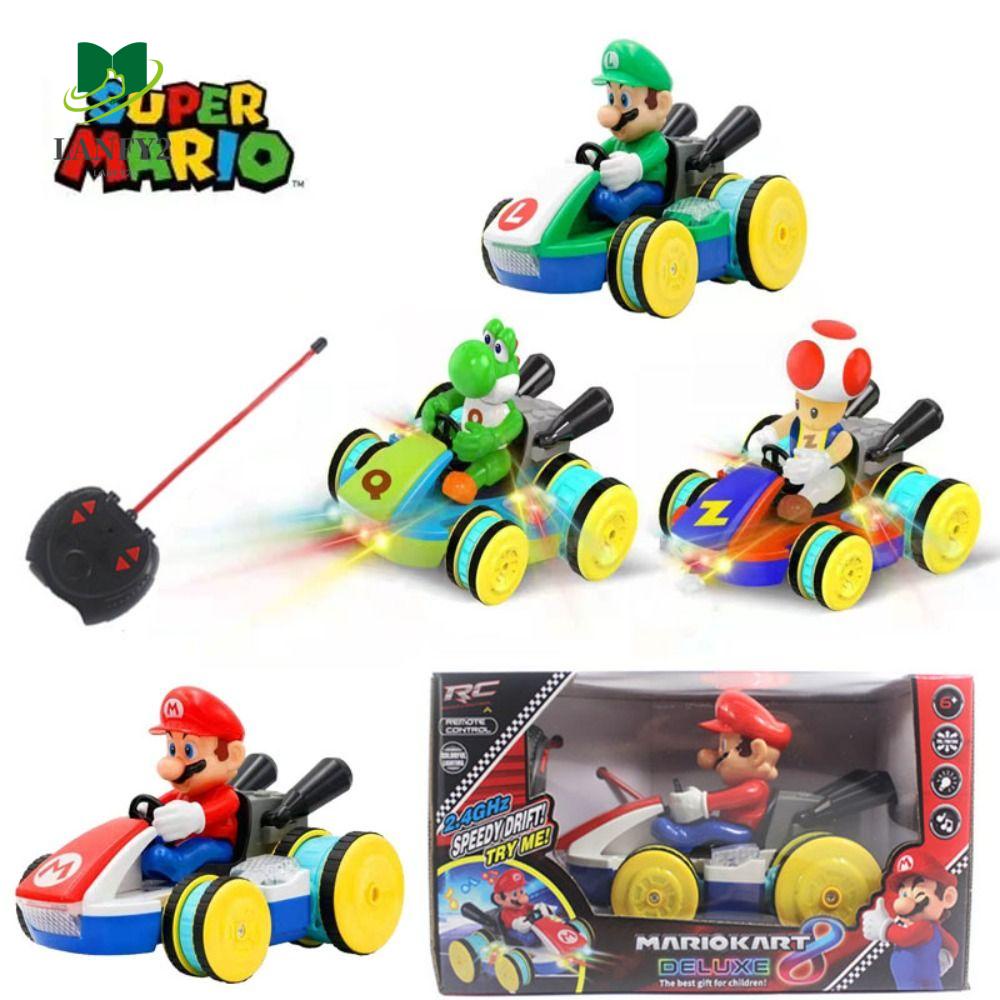 Alanfy Super Mario รีโมทคอนโทรลรถ Racer รถเด็กของขวัญ Mario Action ...